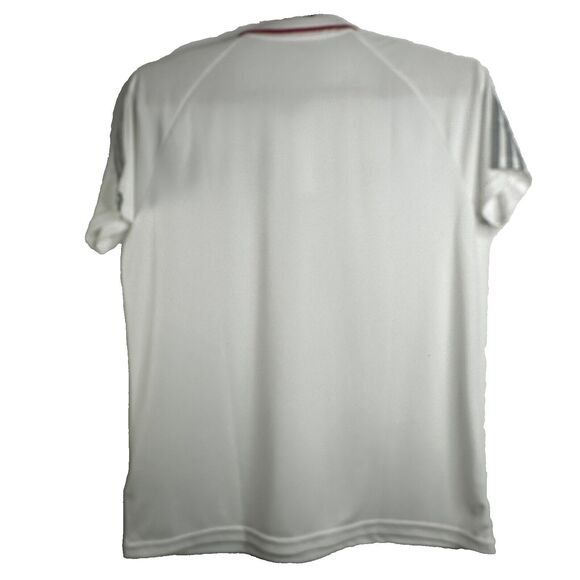 NEW adidas MLS Men's New York Red Bulls Climalite Coaches Polo Golf White XL NEW - Picture 13 of 13